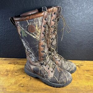 Game Winner MH1015 Mens 11.5 Camo Waterproof Leather Hunting Boots Camouflage